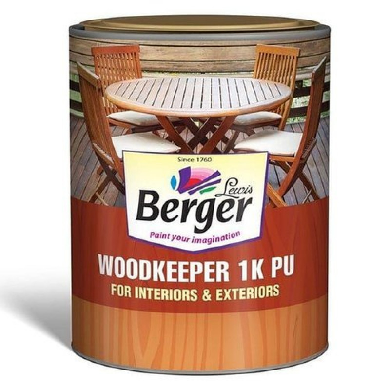 Berger WoodKeeper 1K PU Wood Finish-1 Ltr
