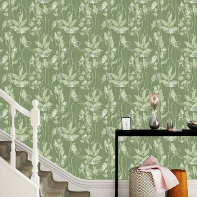 ezy CR8 DIY Frost Asters - Peel & Stick On Wallpapers By Asian Paints