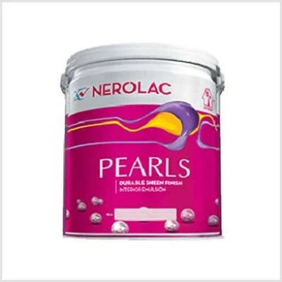 Nerolac Pearl Emulsion Acrylic Paint (White, 1L)