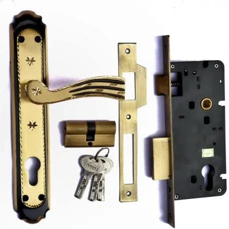 SUNSHINE Brass Glossy Handlesets  (Multicolor)