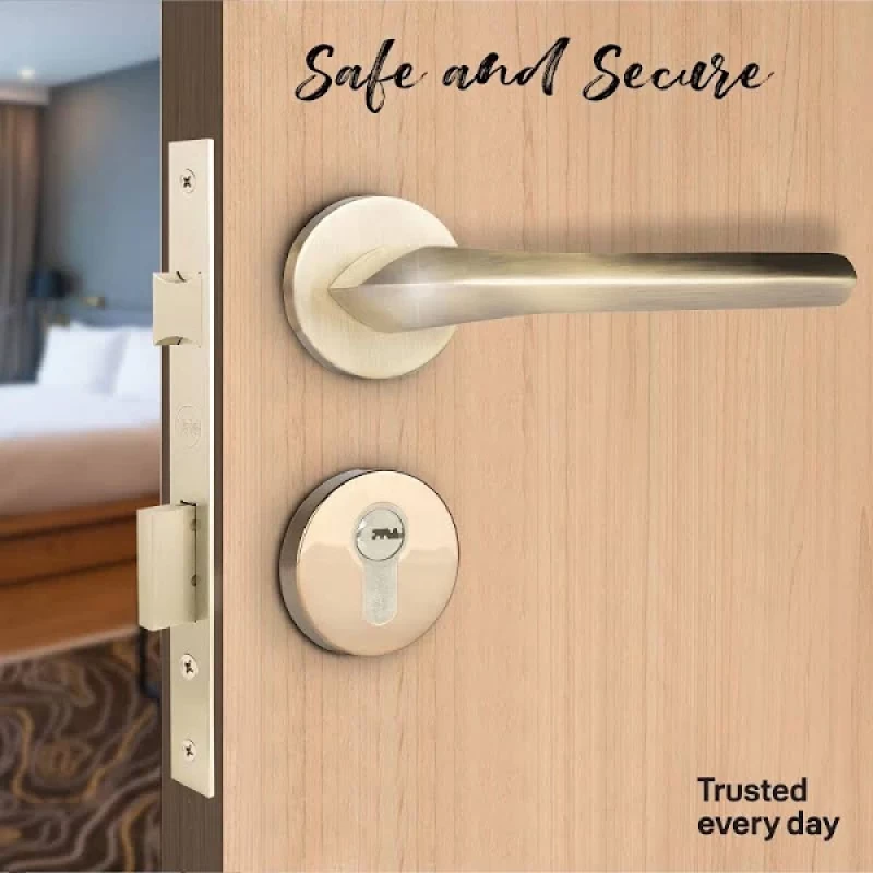 YPBL-808-AB Solid Brass Premium Lever Handle Antique Brass