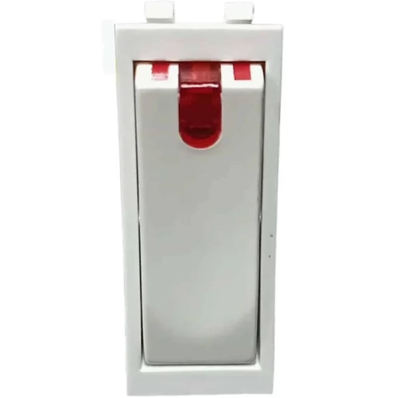 Honeywell MK Wraparound Modular Switch White - 16A - 1M - 1 Way - With Indicator